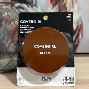 New! COVERGIRL Clean Pressed Powder - Tawny Fauve #165